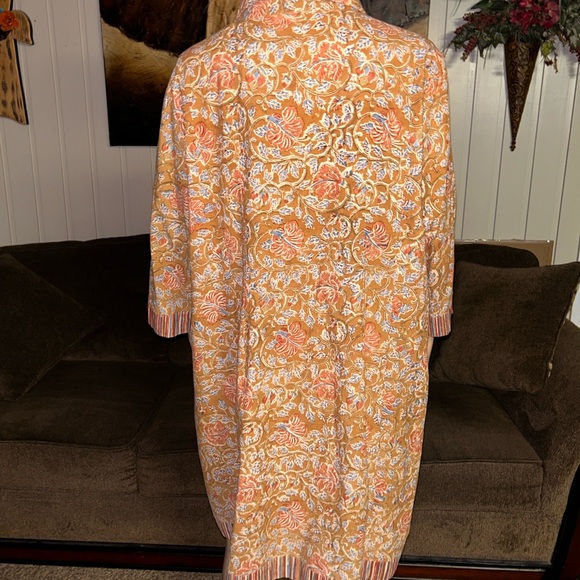 Marketplace • 1X-Large • Fall Colors • Brown/Beige • Embroidery • Floral • Dress - Picture 8 of 13